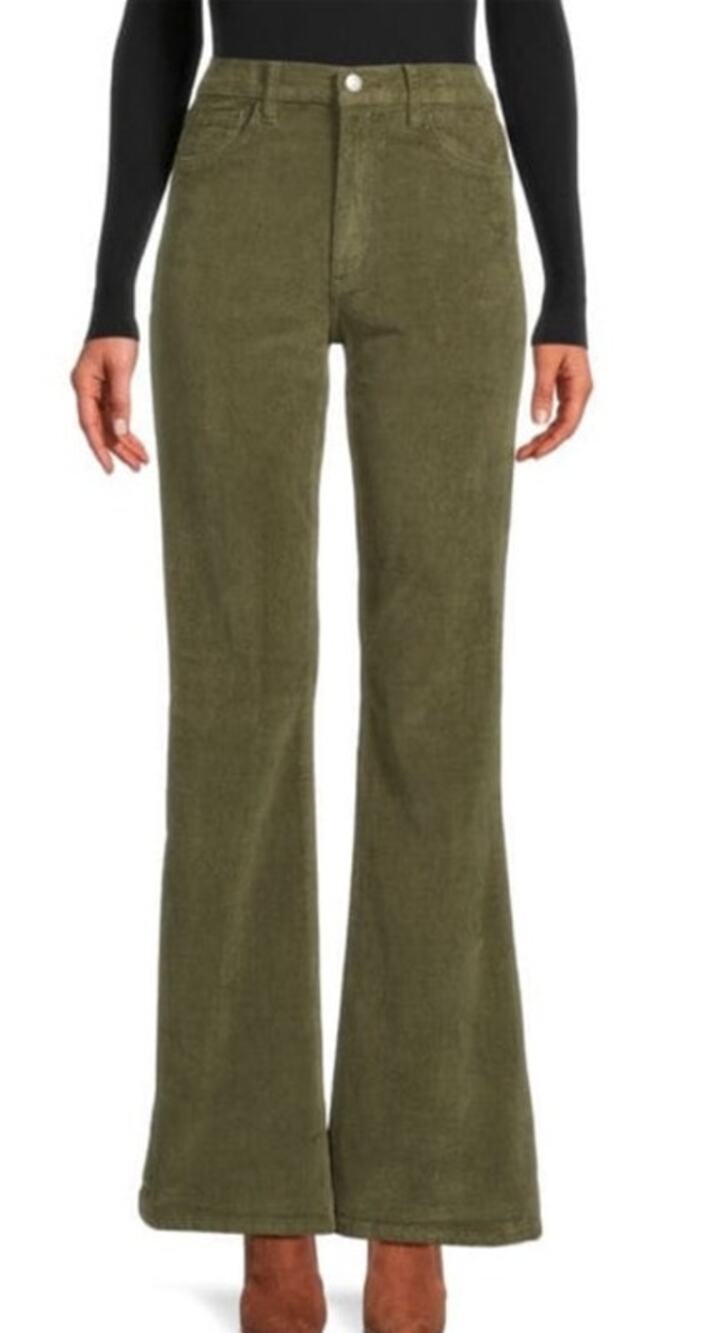 Joe's Jeans High Rise Corduroy Flare Pants green size 32